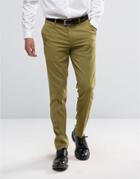 Asos Skinny Pant In Light Green - Green