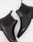 Silver Street Leather Formal Chelsea Boots In Black