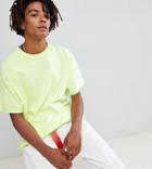 Reclaimed Vintage Inspired Oversized Overdye T-shirt In Yellow - Yellow