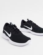 Nike Running Flex Experience Rn9 Trainers In Black/white