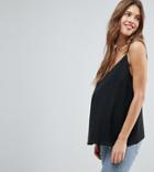Asos Maternity Swing Cami With Double Layer - Black