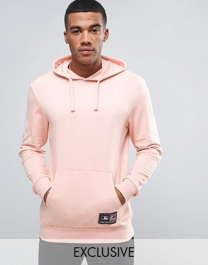 Majestic Yankees Hoodie Exclusive To Asos - Pink
