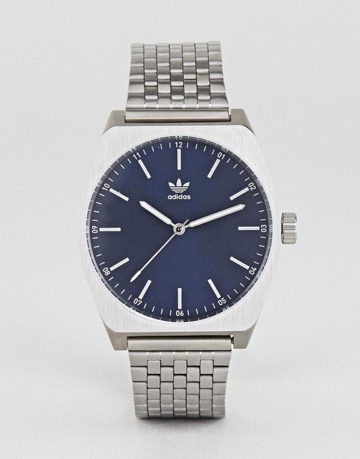 Adidas Z02 Process Bracelet Watch In Silver - Silver
