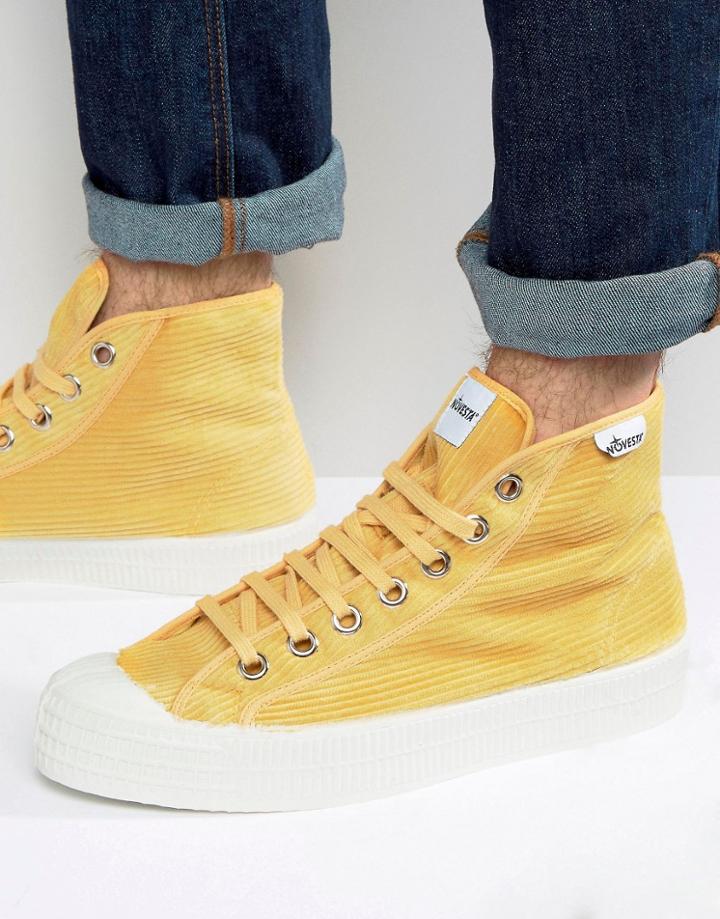 Novesta Star Master Corduroy Low Sneakers - Yellow