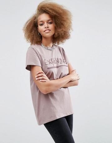 Asos T-shirt With Expensive Print - Multi
