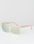 New Look Rose Hybrid Sunglasses - Pink