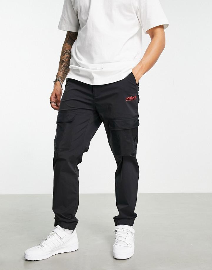 Adidas Originals Adventure Cargo Pants In Black