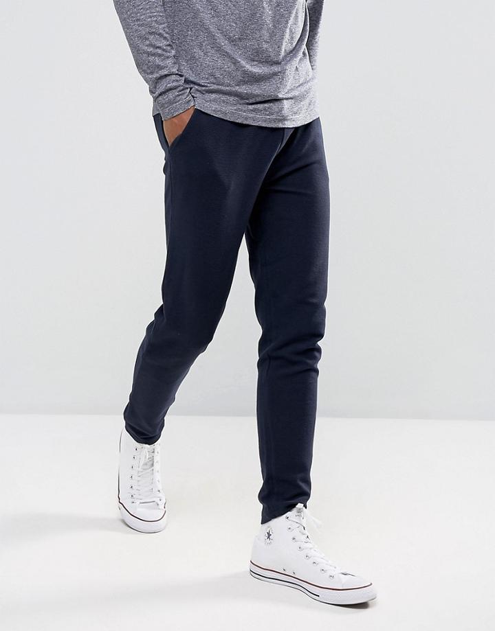 D-struct Horizontal Rib Joggers - Navy