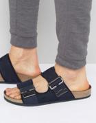 G-star Command Buckle Sandals In Navy - Blue