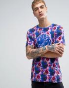 Pretty Green Digi Paisley T-shirt In Blue - Blue