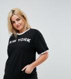 Chorus Plus New York Logo T-shirt - Black