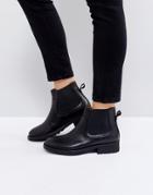 Hudson London Carter Black Leather Chelsea Boots - Black