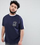 Duke Plus T-shirt In La Print - Navy