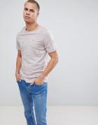 Burton Menswear T-shirt With Palm Print In Pink - Pink