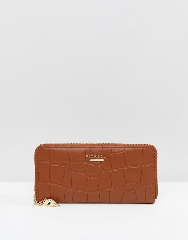 Fiorelli City Large Zip Around Purse - Tan
