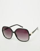 Asos Oversized 70s Sunglasses - Black