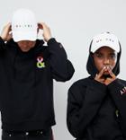 Asos Design X Glaad & Cap With Embroidery - White