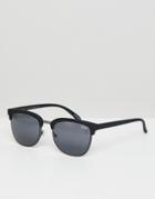 Quay Australia Retro Flint Sunglasses - Black