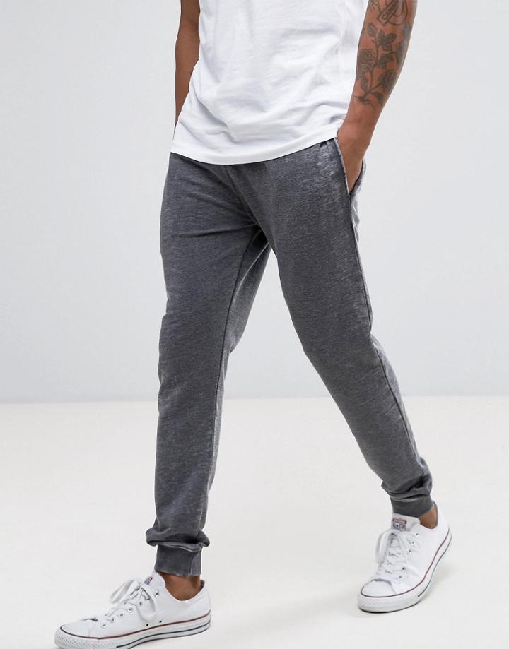 Brooklyn Supply Co Burnout Jogger - Black