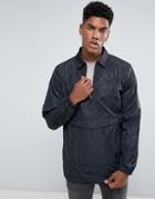 Adidas Originals Ornamental Block Half-zip Coach Jacket Cf5317 - Black