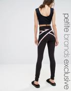 Quontum Petite Cross Back Contrast Legging