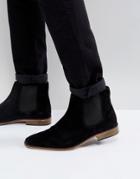 Kg By Kurt Geiger Suede Chelsea Boots - Black