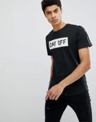 Jack & Jones Originals T-shirt With Day Off Print - Black