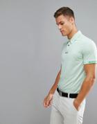 Oakley Golf Gravity Polo Tailored Slim Fit In Green Marl - Green