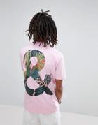 Asos X Glaad T-shirt With Tropical Print - Pink