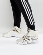 Adidas Originals Crazy 8 Primeknit Sneakers In White By4367 - White