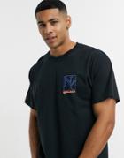 New Look Oversized T-shirt With New York Print In Black