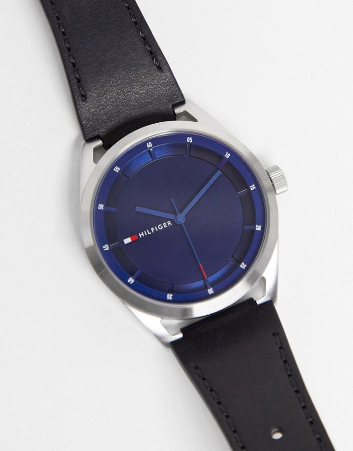 Tommy Hilfiger Collin Logo Watch-black
