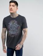 Pretty Green Pg Is Here Logo T-shirt In Gray - Gray