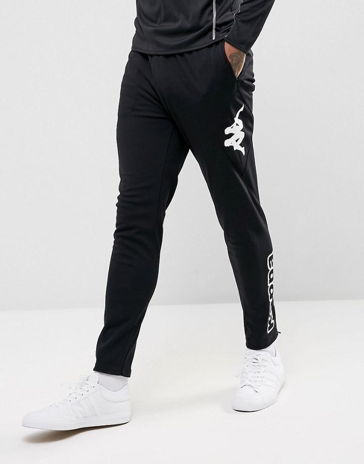 Kappa Biella Logo Joggers - Black