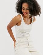 & Other Stories Jersey Tank Top In Beige - Beige
