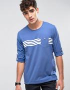O'neill Waves Top Long Sleeve T-shirt - Navy