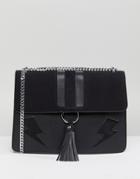 Skinnydip Lightning Laureli Shoulder Bag In Black - Black