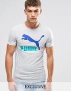 Puma Vintage T-shirt In Muscle Fit Exclusive To Asos - Gray