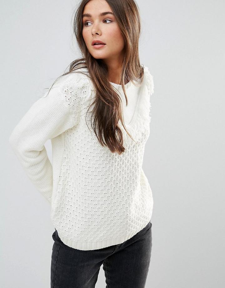 Somedays Lovin Infinite Skies Sweater-white
