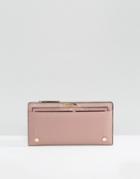 Dune Slim Purse With Removeable Cardholder - Pink