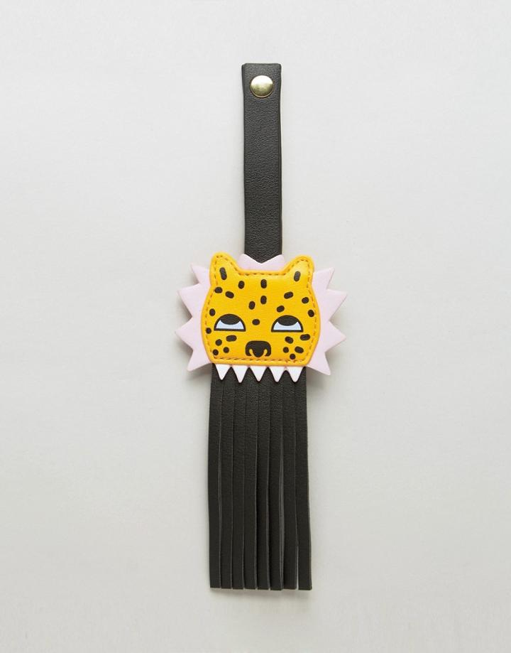 Monki Fringe Detail Bag Charm - Multi