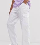 Reclaimed Vintage Cargo Pants-white