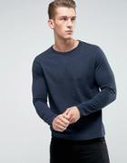 Brave Soul Long Sleeve Top - Navy