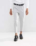 Asos Tapered Suit Pants In Gray - Gray