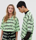 Asos Design X Glaad & Unisex Shirt Two-piece In Unity Print - Green