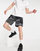 Levi's Utility Shorts In Bandana Print Black
