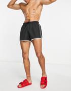 Weekday Tan Swim Short In Black