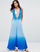 Echo Ombre Beach Dress - Blue