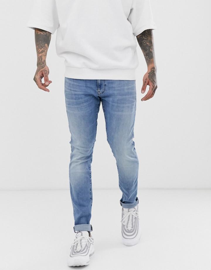 G-star Skinny Fit Jeans In Light Aged-blues