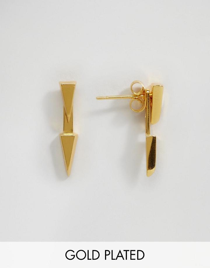 Gorjana Takara Arrow Swing Through Earrings - Gold